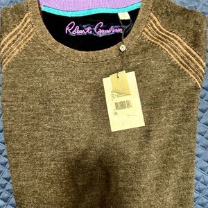Robert Graham Tan Crewneck Sweater